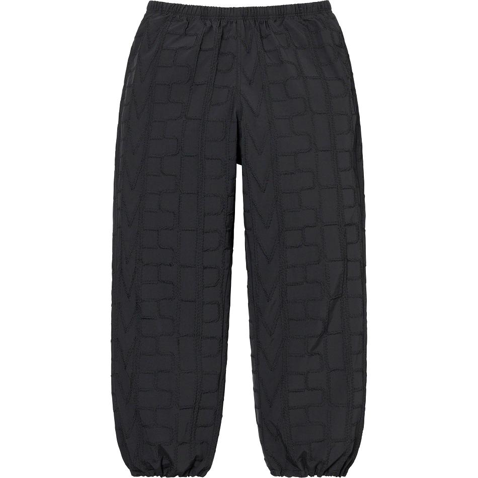 Popular Supreme Pants - Repeat Stitch Track Pant Black