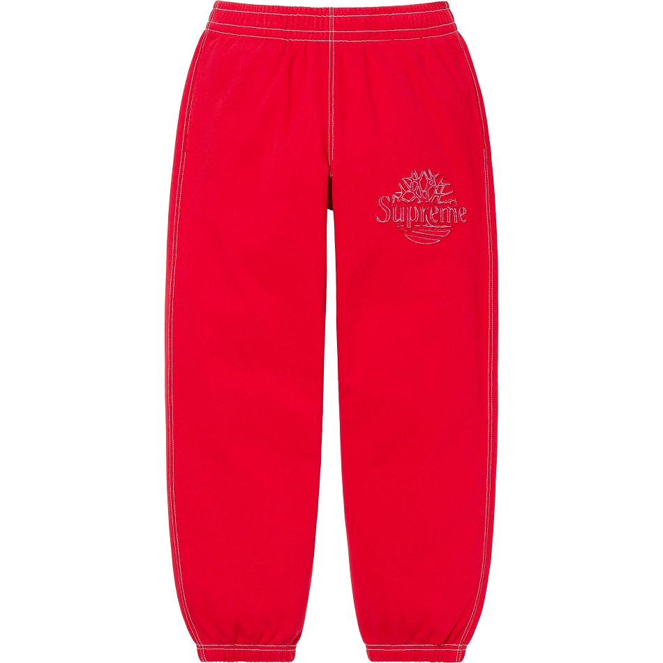 Supreme pants outlet red